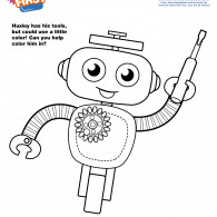 Kids First Huxley Coloring Page (ACTIVITY)