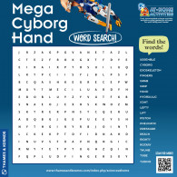 Mega Cyborg Hand Word Search (ACTIVITY)
