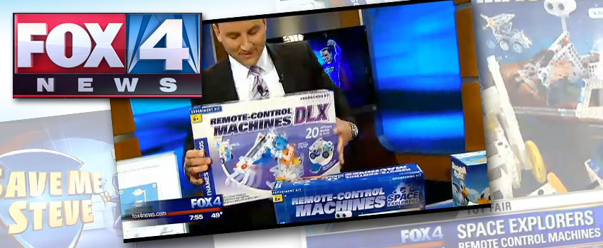 Remote-Control Machines Kits on FOX Dallas' Top Toys for Toy Fair 2015
