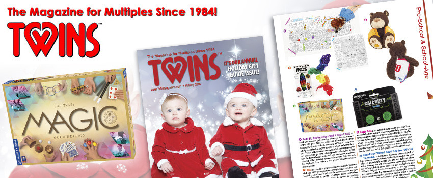 Magic: Gold Edition Makes TWINS Magazine's Holiday Gift Guide